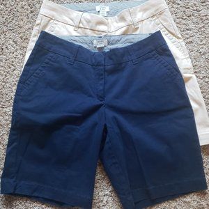 Crown and Ivy women's long shorts (two pair) S